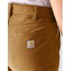 Carhartt Womens The Essential Canvas Pant(Carhartt Brown)
