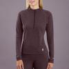 Carhartt Women’s WBL133 Women’s Base Force® Heavyweight Poly-Wool Quart(Deep Wine Heather)