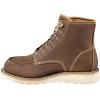 Carhartt Women’s Waterproof 6″ Moc Steel Toe Wedge Work Boot(Tan Oil Tanned Leather.)