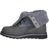 Carhartt Women’s Waterproof Sherpa Lined Fold Down Winter Wedge Boot(Dark Grey)