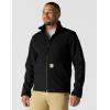 Carhartt mens Rain Defender® Relaxed Fit Softshell Jacket(Black)