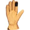 Carhartt mens Rugged Flex Insulated Open Cuff Glove(Brown)
