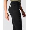 Carhartt womens Force Fitted Lightweight Utility Legging(Black)