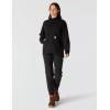 Carhartt womens Force Oversized-fit Fleece Hooded Sweatshirt(Black)