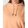 Carhartt womens Force Oversized-fit Fleece Hooded Sweatshirt(Rosewater Heather)