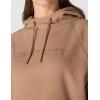 Carhartt womens Force Oversized-fit Fleece Hooded Sweatshirt(Soft Sepia)