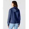 Carhartt womens Relaxed Fit Midweight Garment Dye French Terry Hooded Sweatshirt(Lunar Blue)