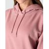 Carhartt womens Relaxed Fit Midweight Garment Dye French Terry Hooded Sweatshirt(Rose Tint)