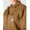 Carhartt womens Rugged Flex Loose Fit Canvas Chore Coat(Carhartt Brown)