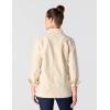 Carhartt womens Rugged Flex Loose Fit Canvas Chore Coat(Undyed Ecru)