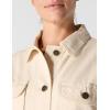Carhartt womens Rugged Flex Loose Fit Canvas Chore Coat(Undyed Ecru)