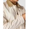 Carhartt womens Rugged Flex Loose Fit Canvas Detroit Jacket(Natural)