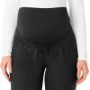 Force Essentials Women’s Maternity Jogger Scrub Pant(Black)