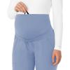 Force Essentials Women’s Maternity Jogger Scrub Pant(Ceil Blue)
