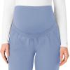 Force Essentials Women’s Maternity Jogger Scrub Pant(Ceil Blue)