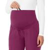 Force Essentials Women’s Maternity Jogger Scrub Pant(Wine)