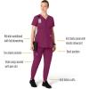 Force Essentials Women’s Maternity Jogger Scrub Pant(Wine)