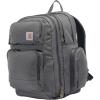 Carhartt 35L Triple-Compartment Backpack, Durable Pack with Laptop Sleeve and Duravax Abrasion Resistant Base, Black(Gravel)