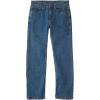 Carhartt Baby Boys Relaxed Fit Denim 5-Pocket Boot-Cut Jeans(Medium Wash)