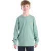 Carhartt Boys’ Long-Sleeve Logo Sleeve Pocket T-Shirt(Patina)