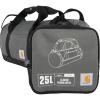 Carhartt Classic Round Duffel with Utility Pouch, Heavy-Duty, Water-Resistant Packable Gear Bag for Jobsite, Gym, and Travel(Gravel)