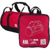 Carhartt Classic Round Duffel with Utility Pouch, Heavy-Duty, Water-Resistant Packable Gear Bag for Jobsite, Gym, and Travel(Industry Red)