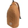 Carhartt Durable Sling Bag, Crossbody Backpack with Side Release Buckle, Tablet Sleeve and Adjustable Strap, Gravel(Crossbody Backpack (Carhartt Brown))