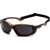 Carhartt Gear CHB1020DTMP Toccoa™ Gray Anti-Fog Lens – One Size Fits All – Black/Tan(Black / Tan)