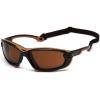 Carhartt Gear CHB1020DTMP Toccoa™ Gray Anti-Fog Lens – One Size Fits All – Black/Tan(Sandstone Bronze H2max Anti-fog Lens/ Black-tan Frame)