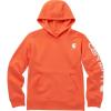 Carhartt Girls’ Hooded Pullover Sweatshirt(Living Coral)