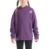 Carhartt Girls’ Hooded Pullover Sweatshirt(Majesty Heather Purple)