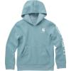 Carhartt Girls’ Hooded Pullover Sweatshirt(Porcelain Heather)