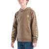Carhartt Kid’s CA6272 Long-Sleeve Graphic Sweatshirt – Boys(Canyon Brown)