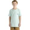Carhartt Kid’s CA6655 Short-Sleeve Pocket T-Shirt – Unisex(Light Blue)