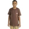 Carhartt Kid’s CA6655 Short-Sleeve Pocket T-Shirt – Unisex(Med Brown)