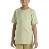 Carhartt Kid’s CA6655 Short-Sleeve Pocket T-Shirt – Unisex(Tea)