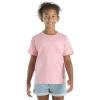 Carhartt Kid’s CA7109 Short-Sleeve Tonal Patch Pocket T-Shirt – Girls(Peony)