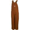 Carhartt Kid’s CM8603 Washed Duck Bib Overall – Boys(Carhartt Brown Canvas)