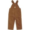 Carhartt Kid’s CM8609 Loose Fit Canvas Bib Overall – Boys(Carhartt Brown)