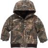 Carhartt Kid’s CP8552 Canvas Insulated Hooded Active Jac – Boys(Mossy Oak Country Dna)