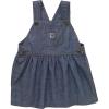 Carhartt Kid’s CY9711 Denim Chambray Jumper – Girls(Med Wash Down)