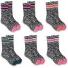 Carhartt Kid’s SC0146J Boy’s Midweight Camp Crew Sock 6-Pack(Assorted 02)