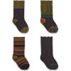 Carhartt Kid’s SC1034J Boy’s Heavyweight Crew Sock 4-Pack(Assorted 1 Olive)