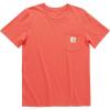 Carhartt Kids’ Short Sleeve Pocket T-Shirt Tee Shirt(Bittersweet Red)