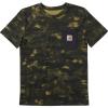 Carhartt Kids’ Short Sleeve Pocket T-Shirt Tee Shirt(Blind Fatigue Camo)