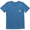 Carhartt Kids’ Short Sleeve Pocket T-Shirt Tee Shirt(Deep Lagoon)