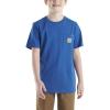 Carhartt Kids’ Short Sleeve Pocket T-Shirt Tee Shirt(Galaxy Blue)