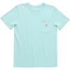 Carhartt Kids’ Short Sleeve Pocket T-Shirt Tee Shirt(Gulf Blue)