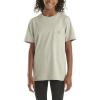 Carhartt Kids’ Short Sleeve Pocket T-Shirt Tee Shirt(Heather Grey)