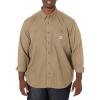 Carhartt Men’s 104138 Flame-Resistant Force® Lightweight Long Sleeve Sh(Dark Khaki)
